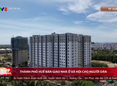 ĐÀI TRUYỀN HÌNH VTV8 ĐƯA TIN LỄ KHÁNH THÀNH W1-WEST SKY, ECOGARDEN